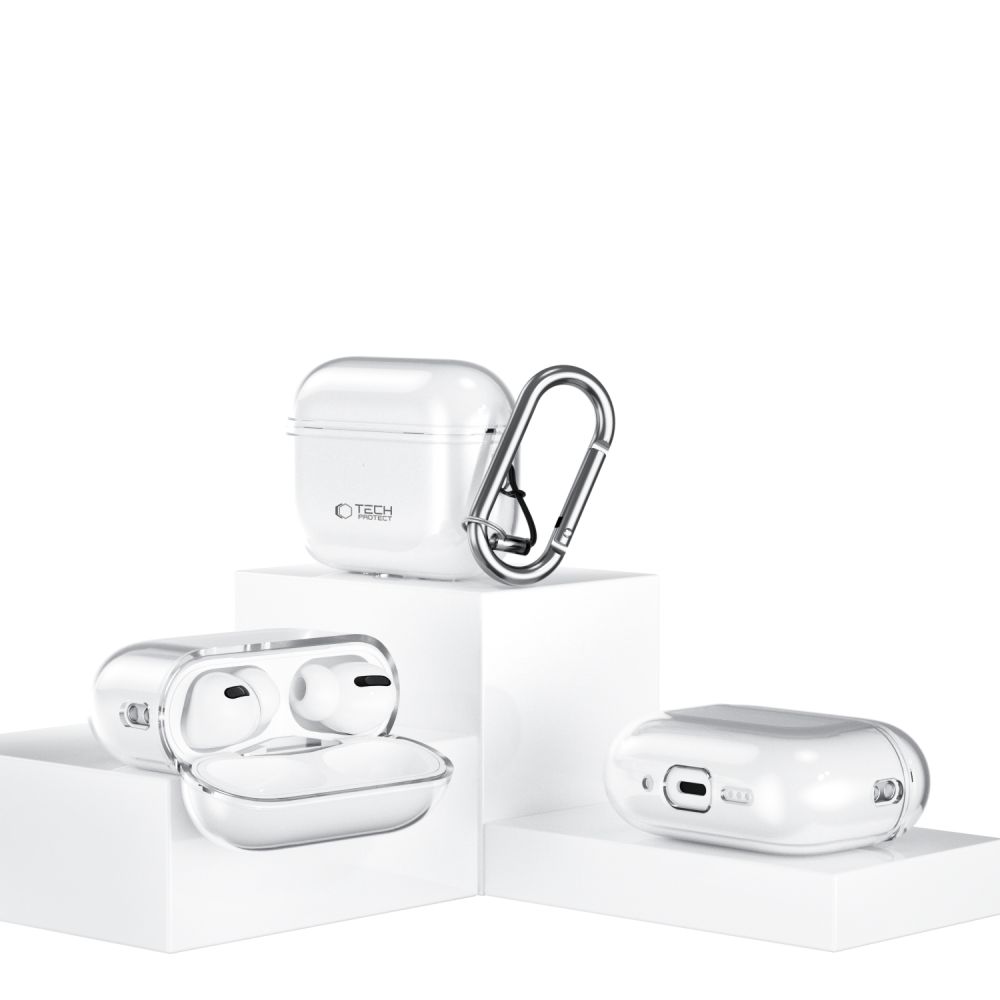 Tech-Protect Tech-Protect AirPods Pro 3 Skal FlexAir Transparent - Teknikhallen.se