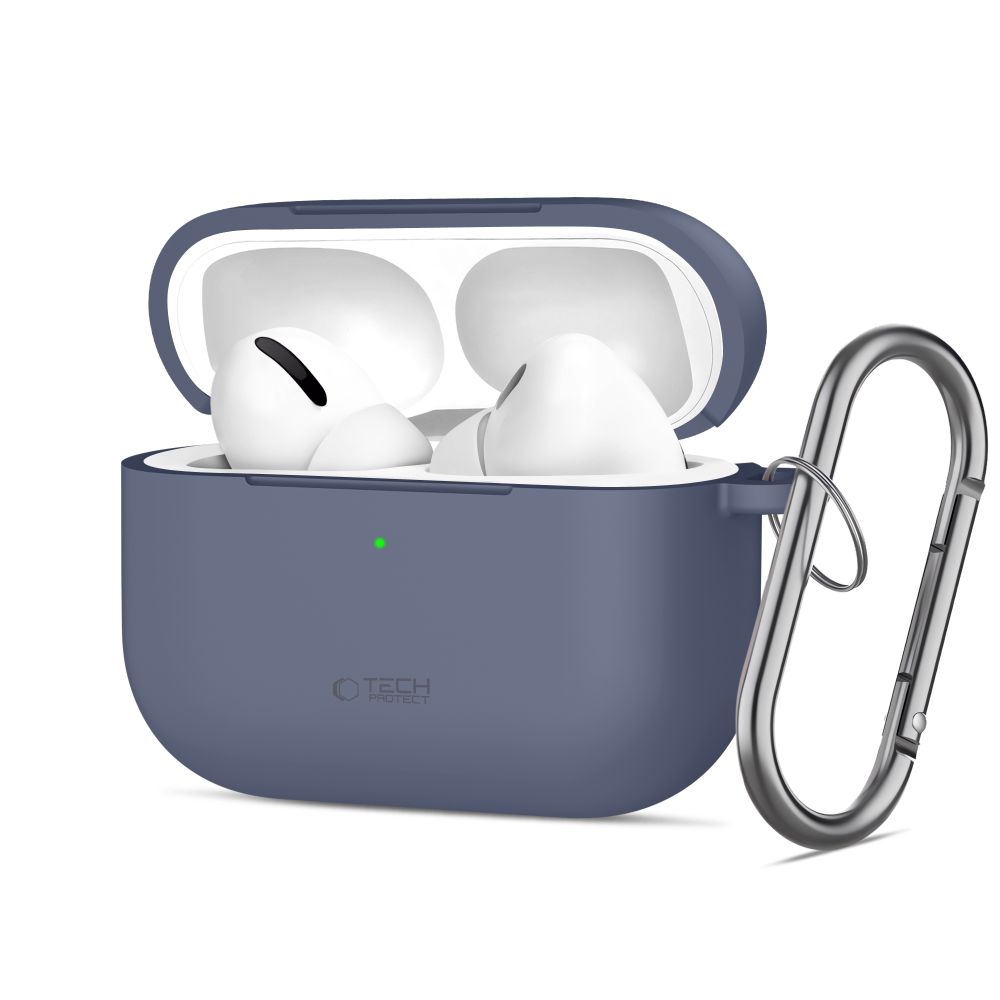 Tech-Protect Tech-Protect AirPods Pro 3 Skal Silikon Hook Baby Blue - Teknikhallen.se