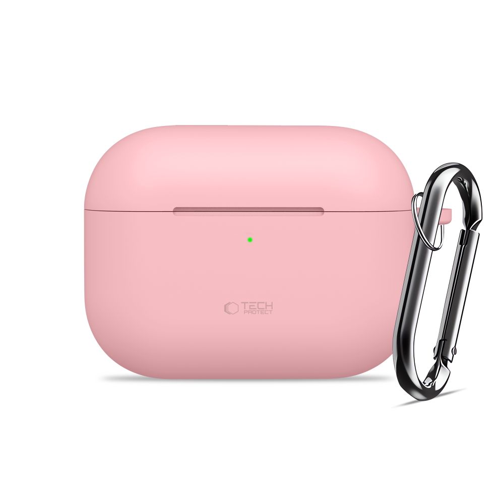 Tech-Protect Tech-Protect AirPods Pro 3 Skal Silikon Hook Dusty Pink - Teknikhallen.se
