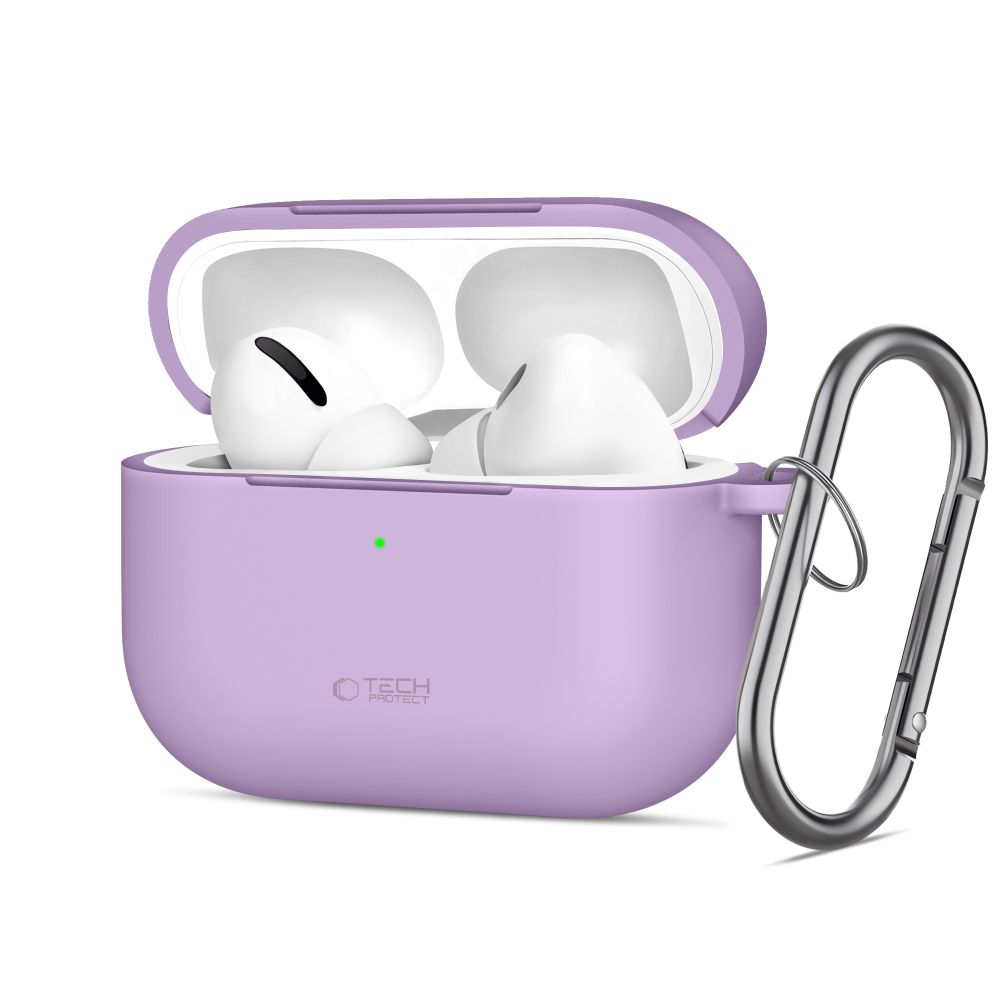 Tech-Protect Tech-Protect AirPods Pro 3 Skal Silikon Hook Lavender - Teknikhallen.se