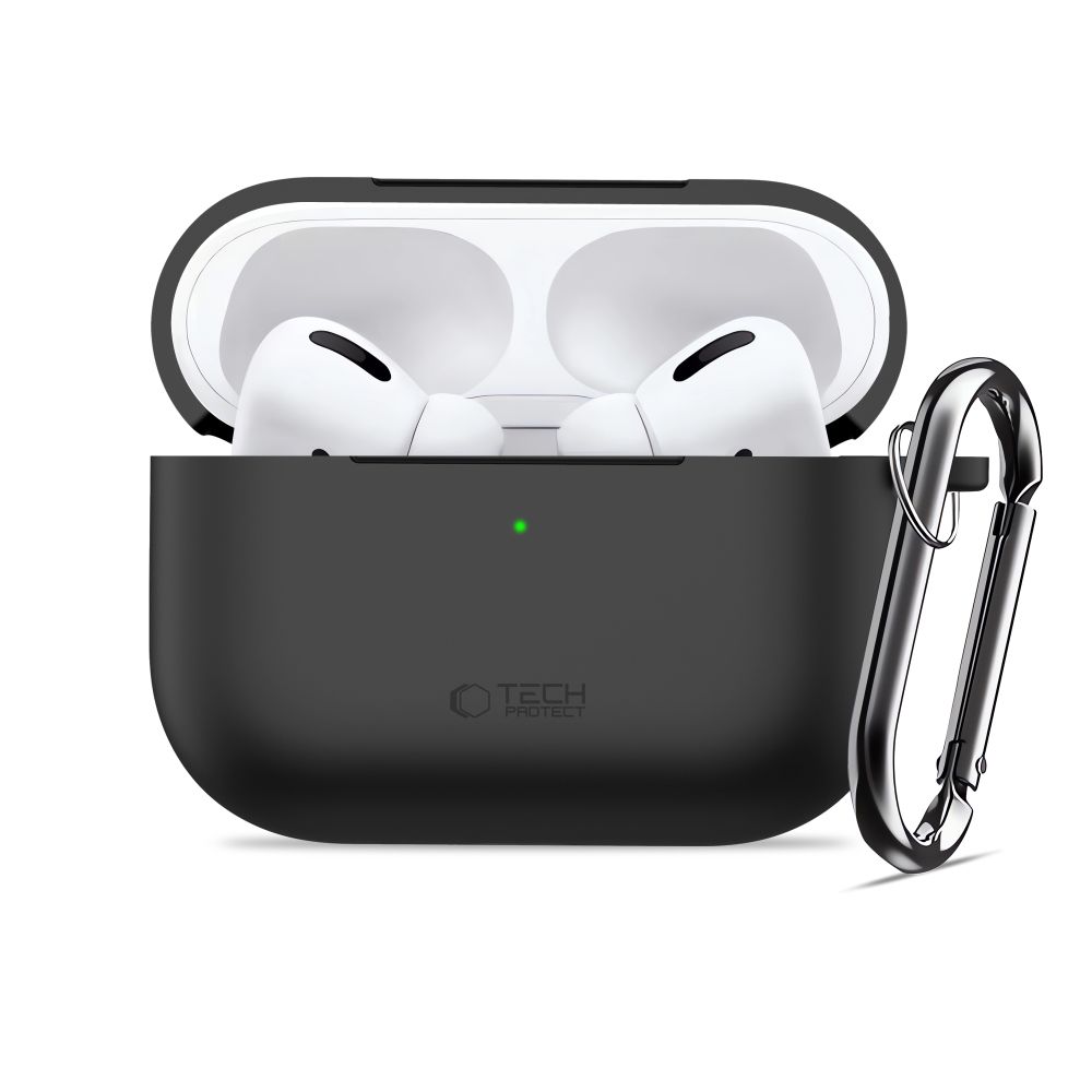Tech-Protect Tech-Protect AirPods Pro 3 Skal Silikon Hook Svart - Teknikhallen.se