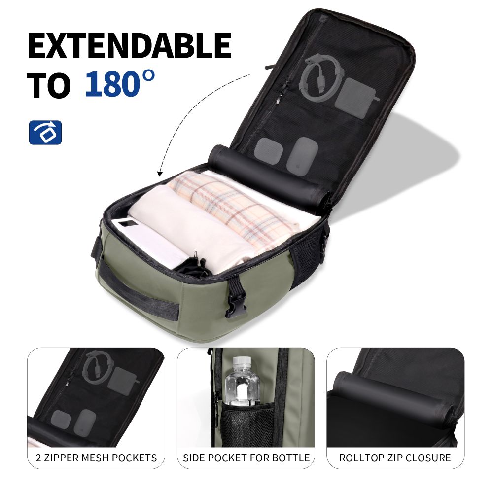 Tech-Protect Tech-Protect Ryggsäck 20L 40x20x25 Defender Olive Green - Teknikhallen.se