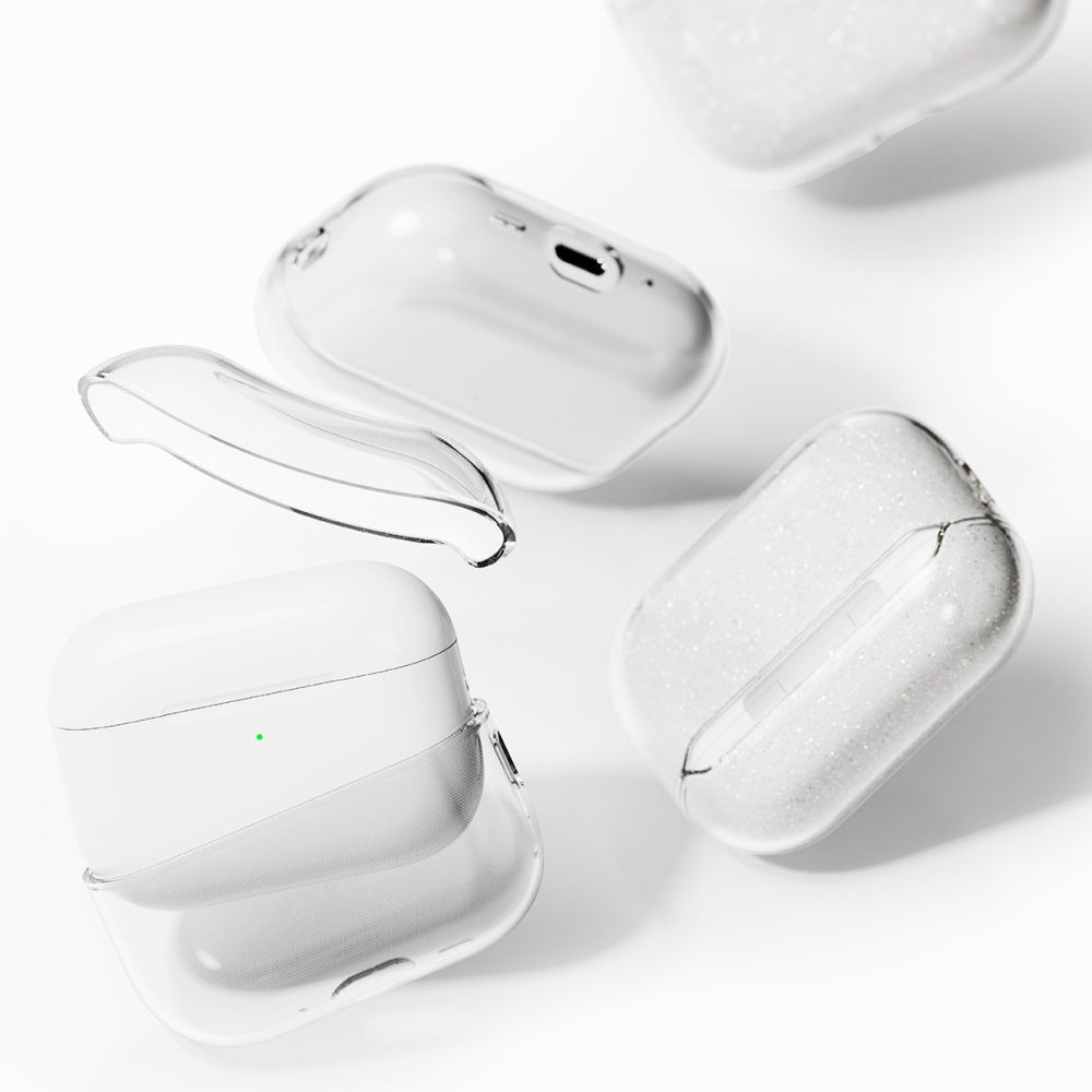 Ringke Ringke AirPods Pro 3 Skal Air Glitter Clear - Teknikhallen.se