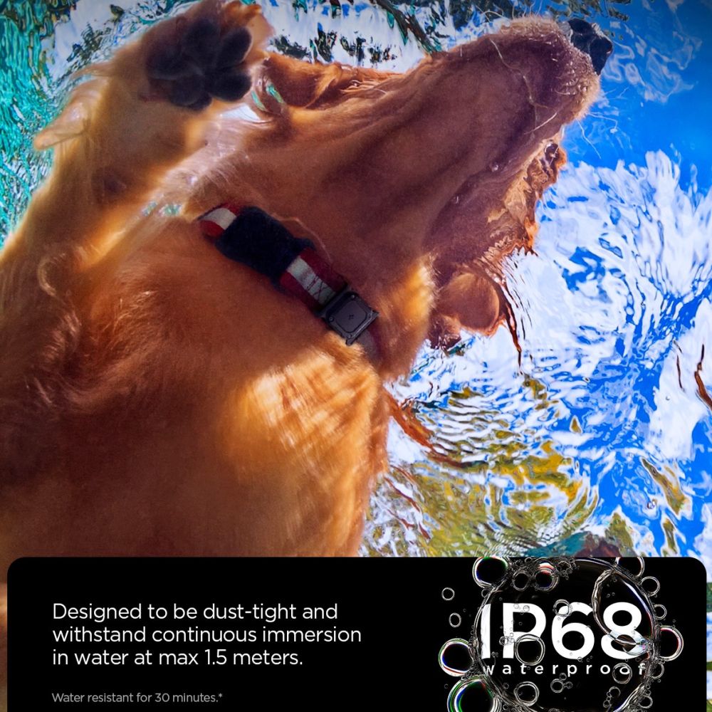 Spigen Spigen Apple AirTag Hållare Tough Armor Svart - Teknikhallen.se