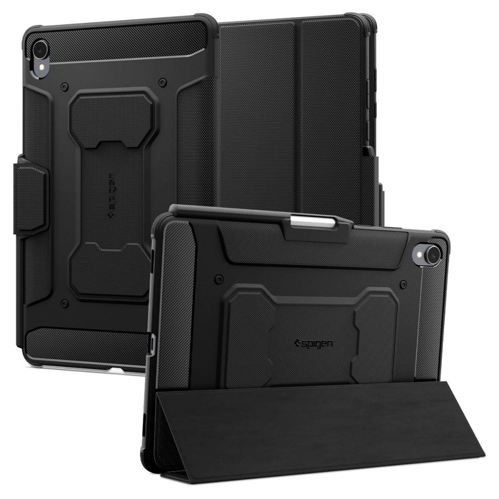 Spigen Spigen Samsung Galaxy Tab S11 Fodral Rugged Armor Pro Svart - Teknikhallen.se