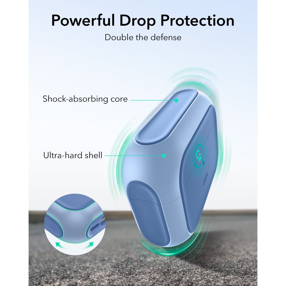 ESR ESR AirPods Pro 3 Skal MagSafe Orbit HaloLock Blå - Teknikhallen.se