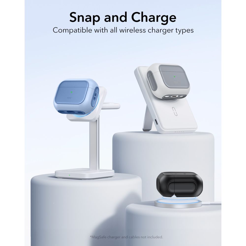 ESR ESR AirPods Pro 3 Skal MagSafe Orbit HaloLock Blå - Teknikhallen.se