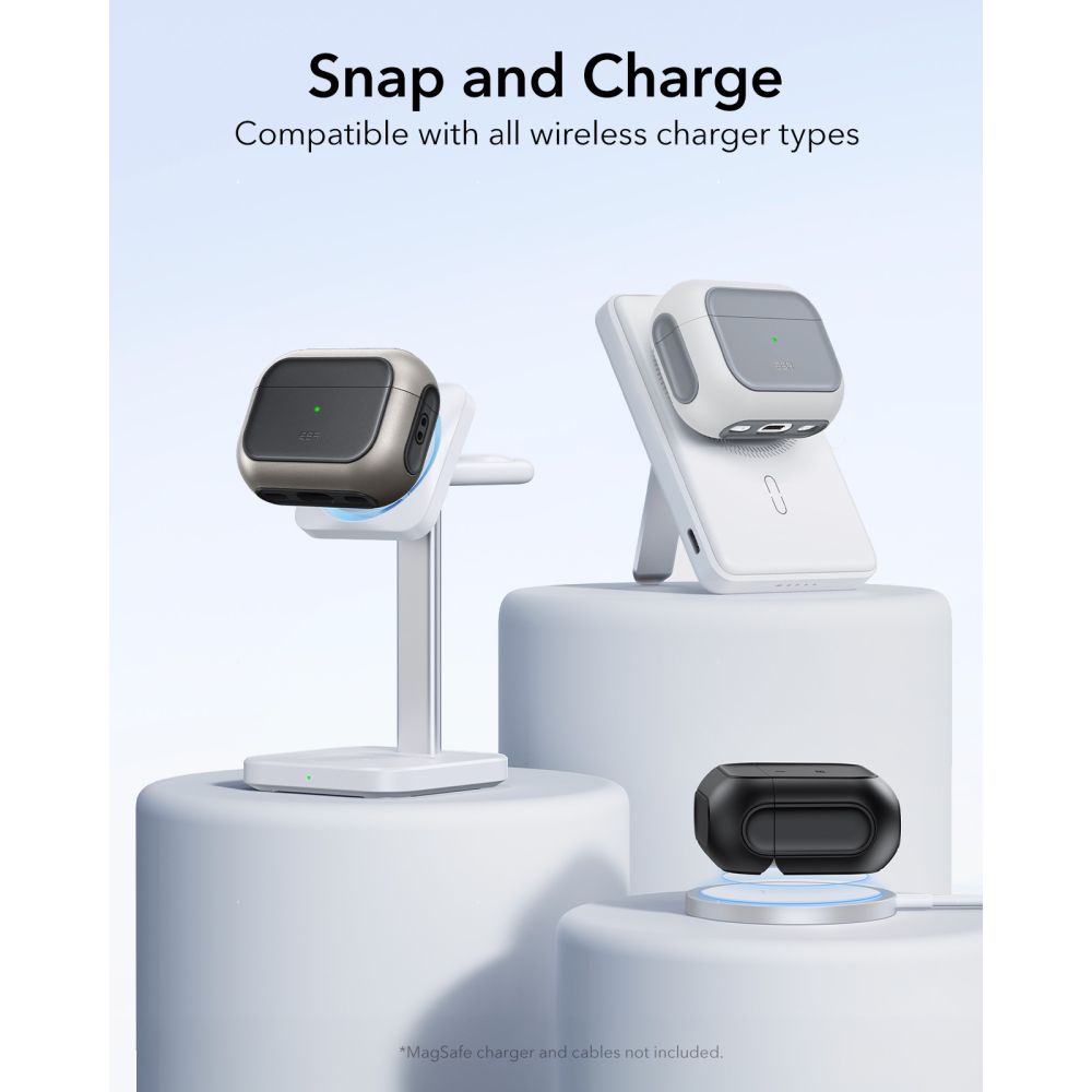 ESR ESR AirPods Pro 3 Skal MagSafe Orbit HaloLock Vit - Teknikhallen.se