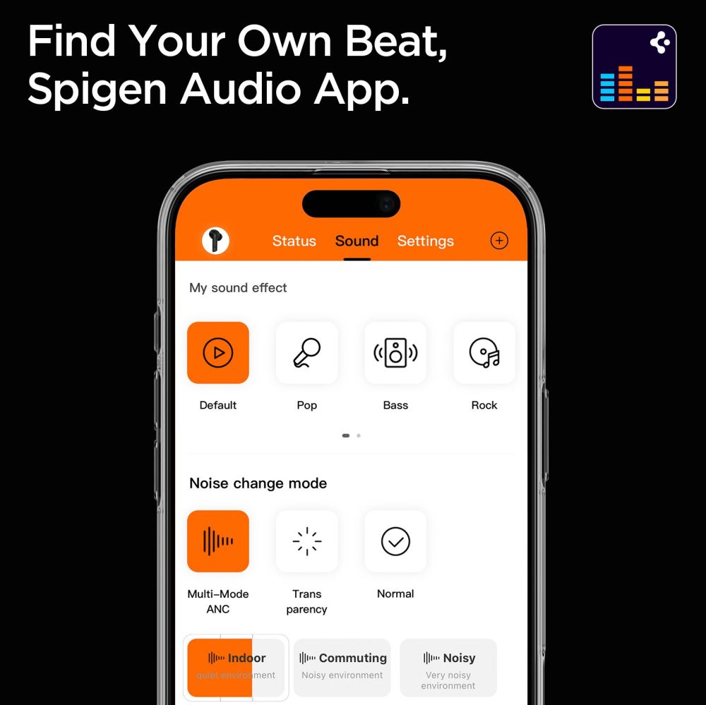 Spigen Spigen In-Ear Trådlösa Hörlurar AncPro Svart - Teknikhallen.se
