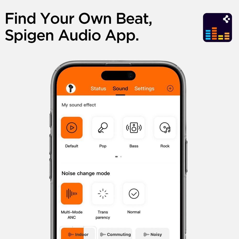 Spigen Spigen In-Ear Trådlösa Hörlurar Anc Svart - Teknikhallen.se