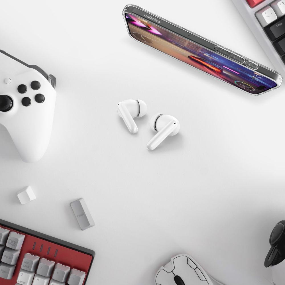 Spigen Spigen In-Ear Trådlösa Hörlurar Anc Vit - Teknikhallen.se