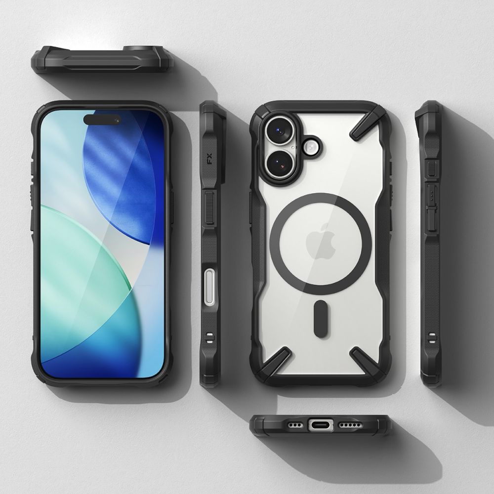 Ringke Ringke iPhone 17 Skal MagSafe Fusion X Svart - Teknikhallen.se