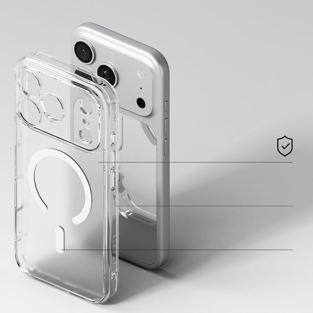 Ringke Ringke iPhone 17 Pro Skal MagSafe Fusion Matt Transparent - Teknikhallen.se