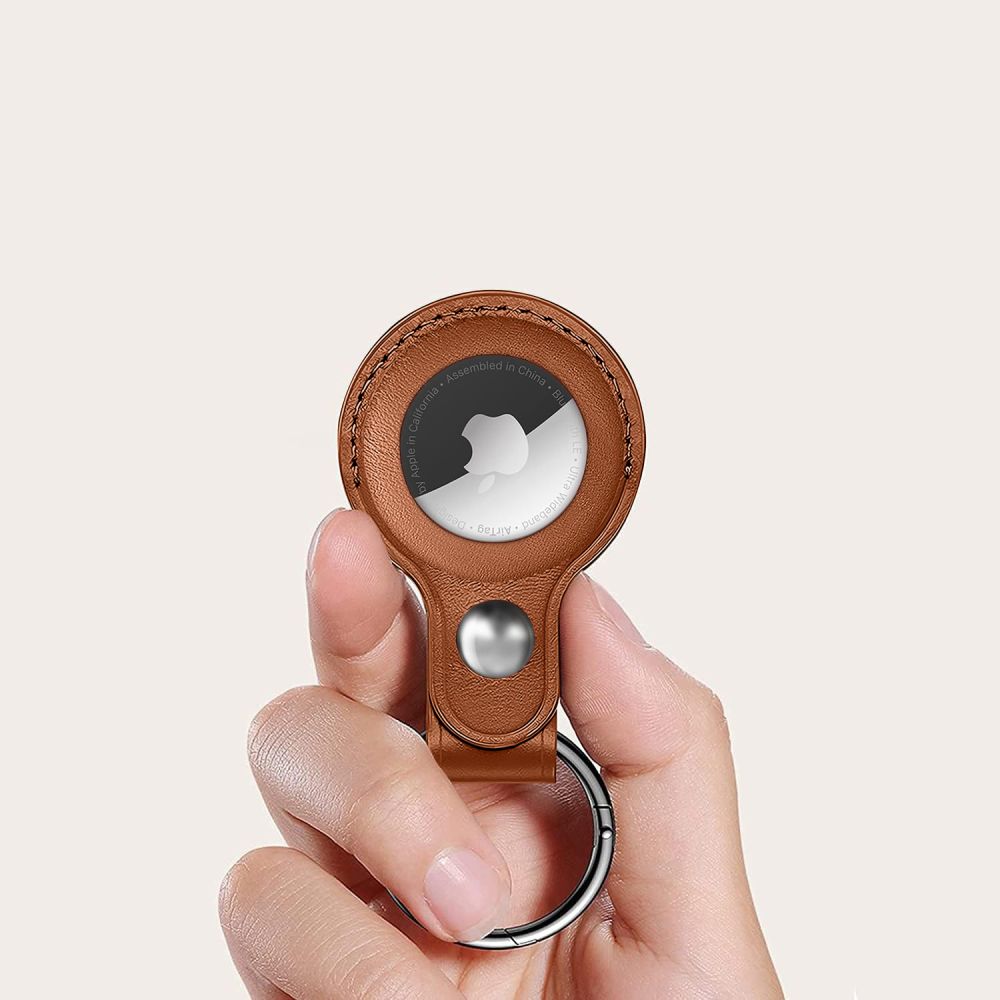 Tech-Protect Tech-Protect Apple AirTag Hållare NaturalFit Brun - Teknikhallen.se