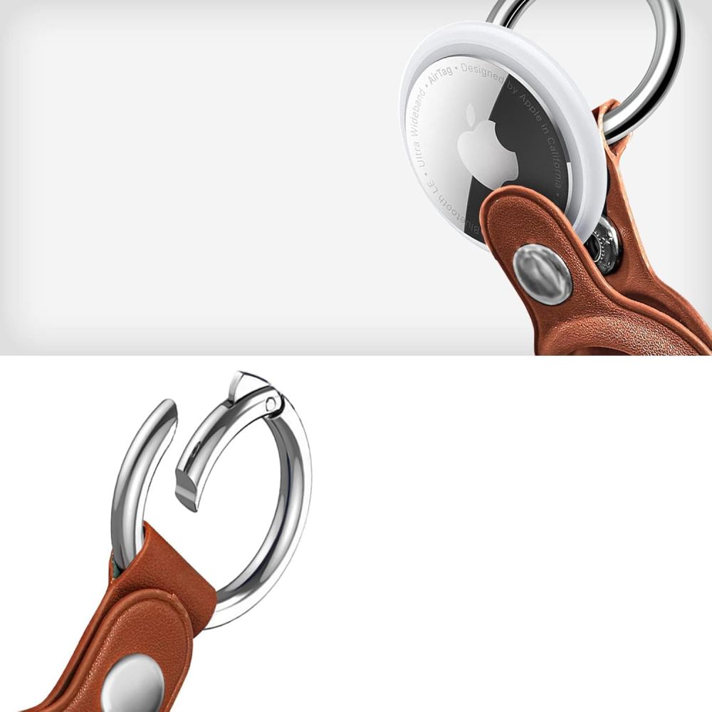 Tech-Protect Tech-Protect Apple AirTag Hållare NaturalFit Brun - Teknikhallen.se