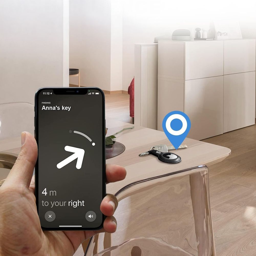 Tech-Protect Tech-Protect Apple AirTag Hållare NaturalFit Svart - Teknikhallen.se