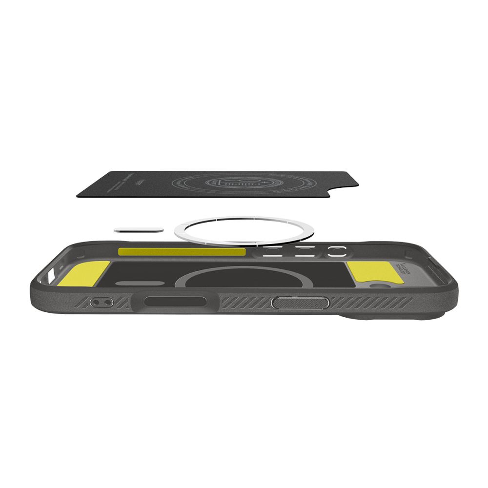Spigen Spigen iPhone 17 Skal MagSafe Rugged Armor Grå - Teknikhallen.se