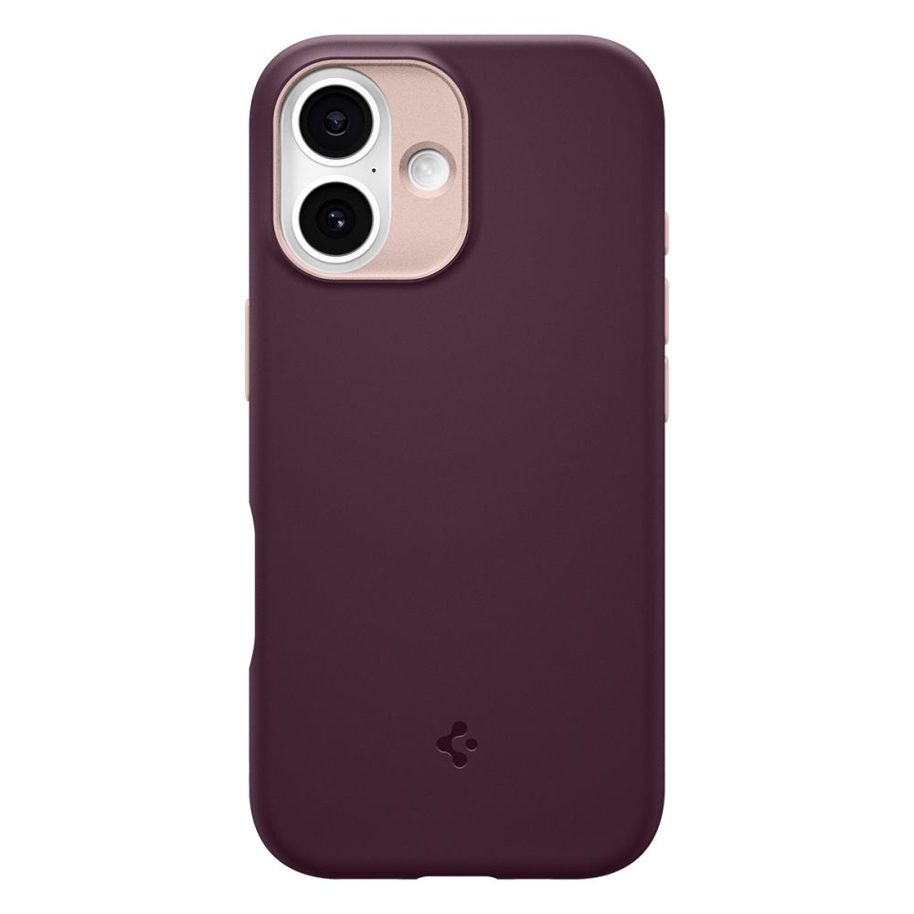 Spigen Spigen iPhone 17 Skal MagSafe Nano Pop Burgundy Bean - Teknikhallen.se
