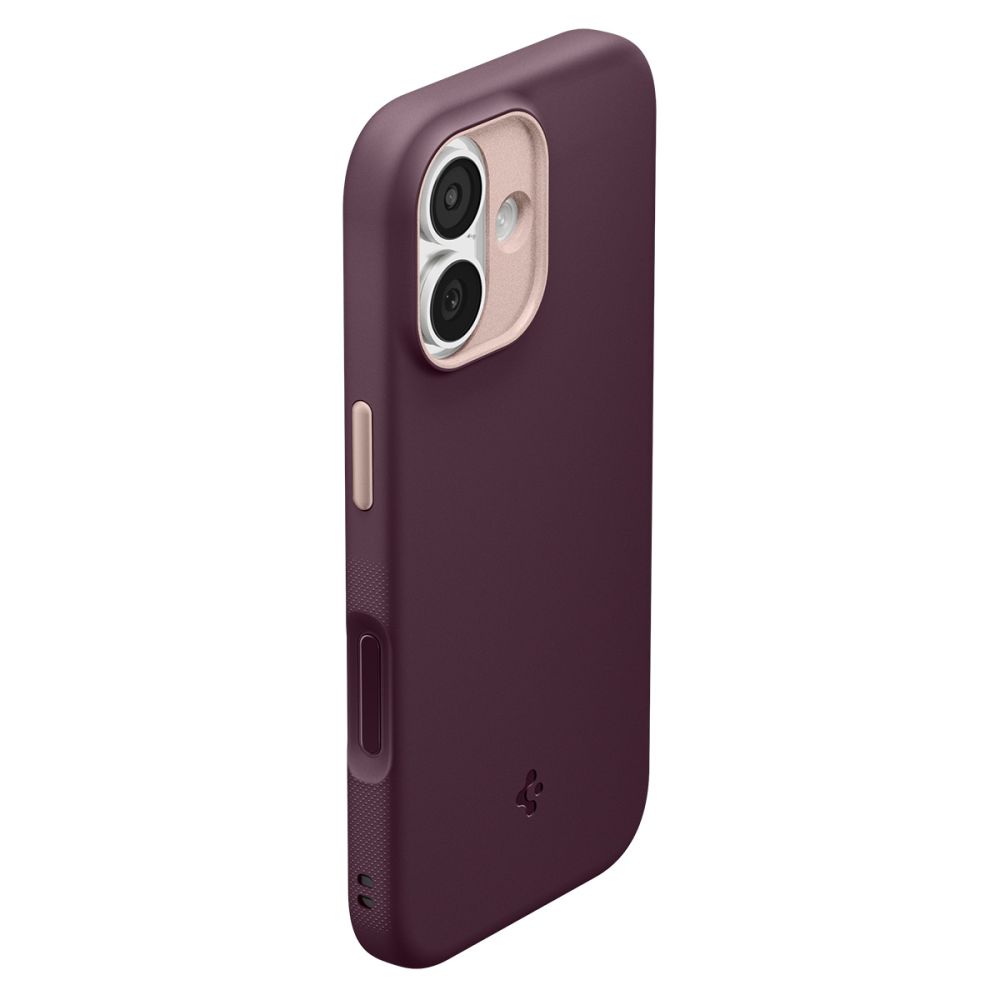 Spigen Spigen iPhone 17 Skal MagSafe Nano Pop Burgundy Bean - Teknikhallen.se