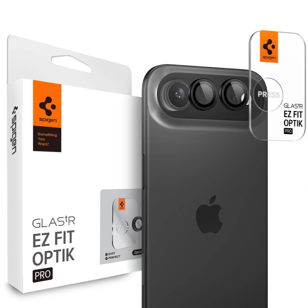 Spigen Spigen iPhone Air 2-PACK Linsskydd GLAS.tR 