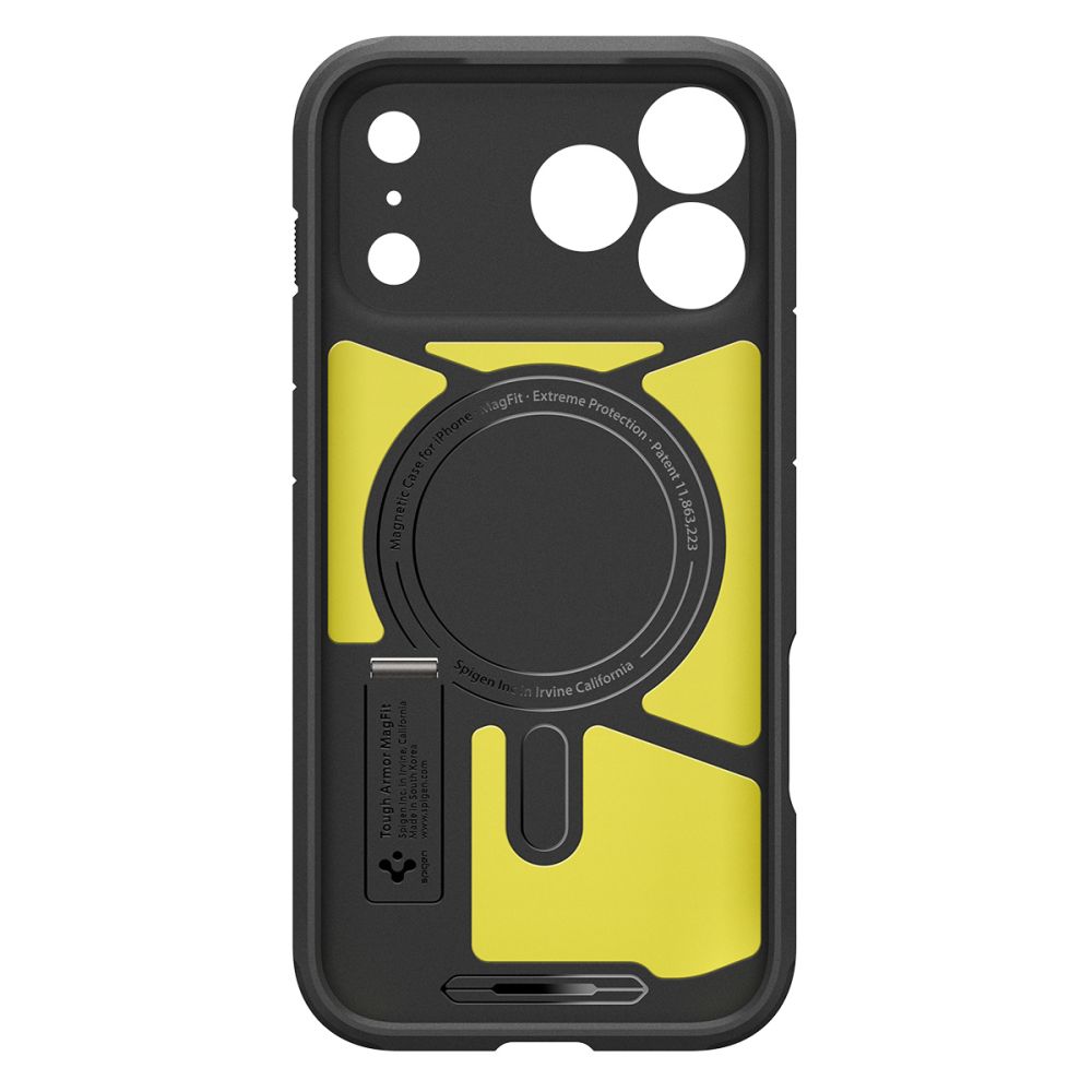 Spigen Spigen iPhone 17 Pro Max Skal Tough Armor 'T' Gunmetal - Teknikhallen.se