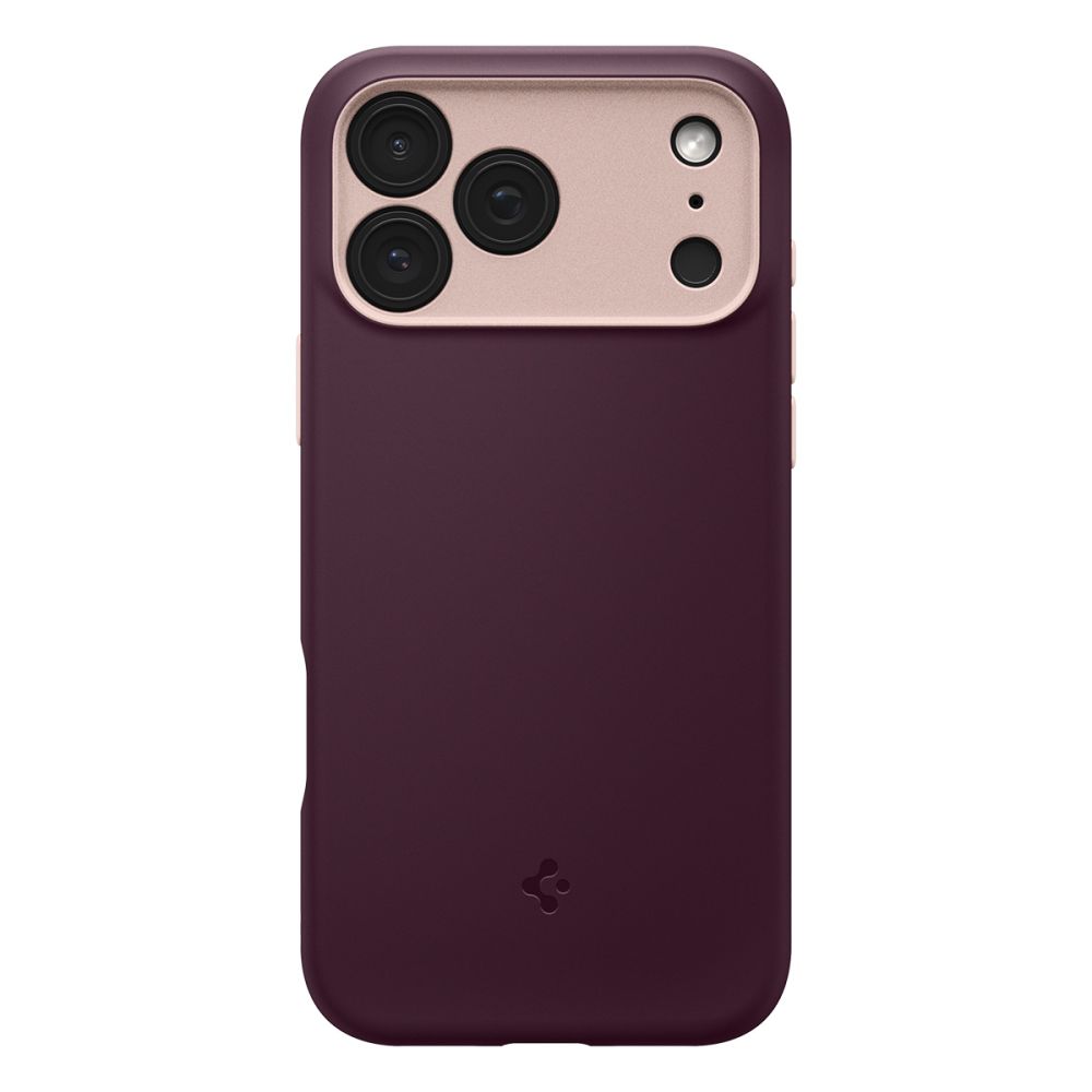 Spigen Spigen iPhone 17 Pro Max Skal MagSafe Nano Pop Burgundy Bean - Teknikhallen.se