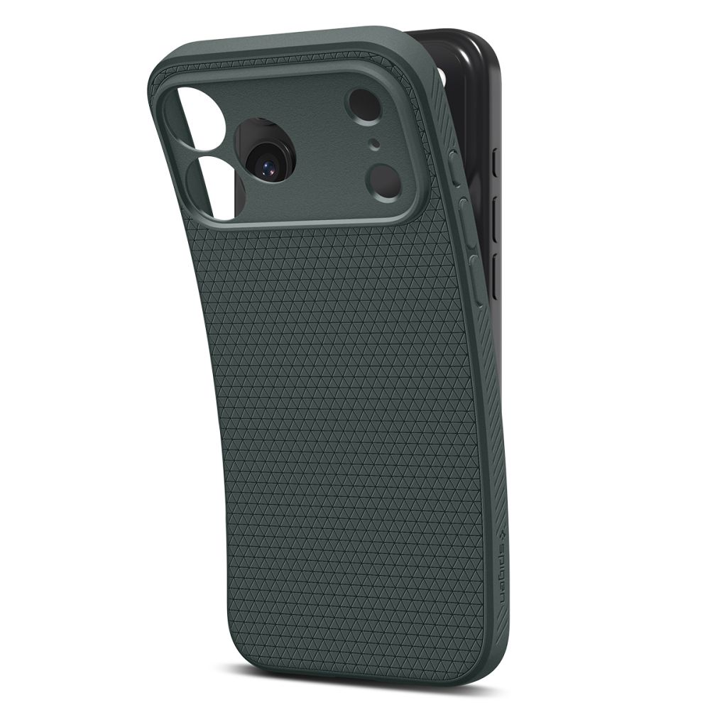 Spigen Spigen iPhone 17 Pro Max Skal Liquid Air Abyss Green - Teknikhallen.se