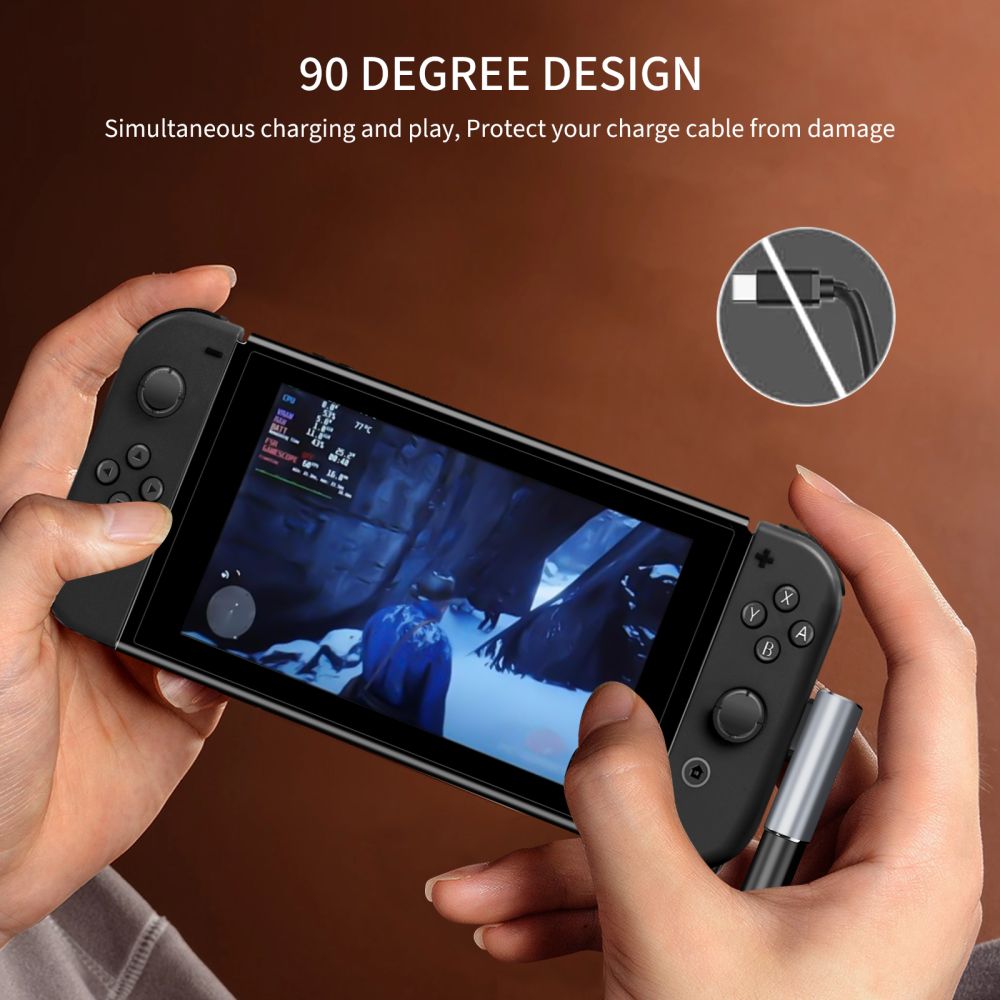 Tech-Protect Tech-Protect USB-C - USB-C Adapter UltraBoost Grå - Teknikhallen.se