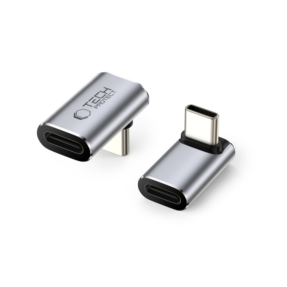 Tech-Protect Tech-Protect USB-C - USB-C Adapter UltraBoost Grå - Teknikhallen.se