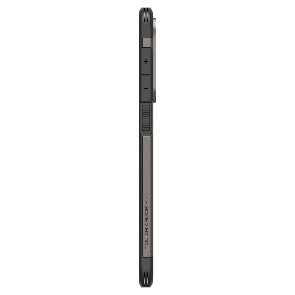 Spigen Spigen Galaxy S25 Edge Skal MagSafe Tough Armor Gunmetal - Teknikhallen.se