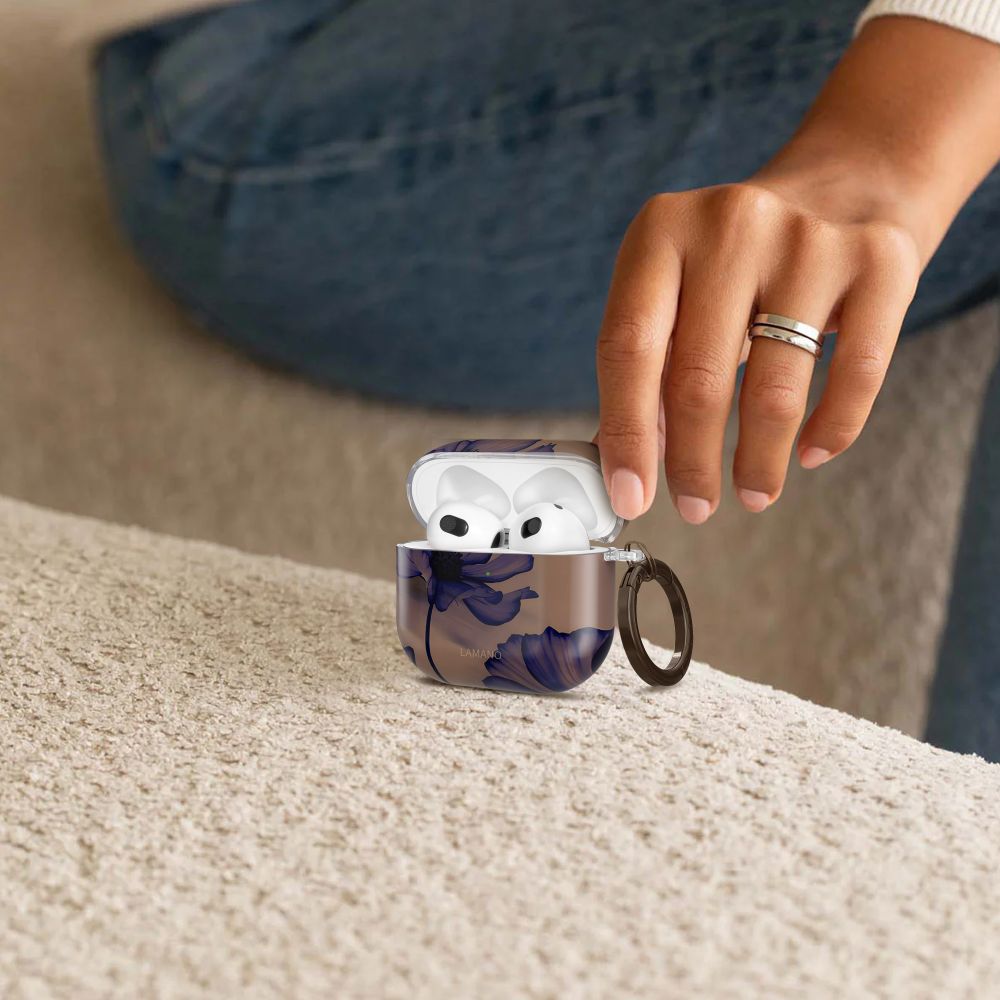 Tech-Protect Tech-Protect AirPods 4 Skal Lamano Velvet Night - Teknikhallen.se