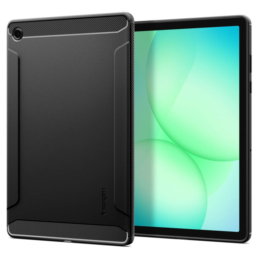 Spigen Spigen Galaxy Tab A11 Plus Skal Rugged Armor Matt Svart - Teknikhallen.se