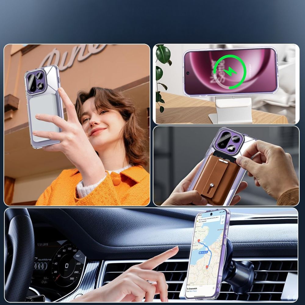 Tech-Protect Tech-Protect OnePlus 15 Skal MagSafe FlexAir Hybrid Transparent - Teknikhallen.se