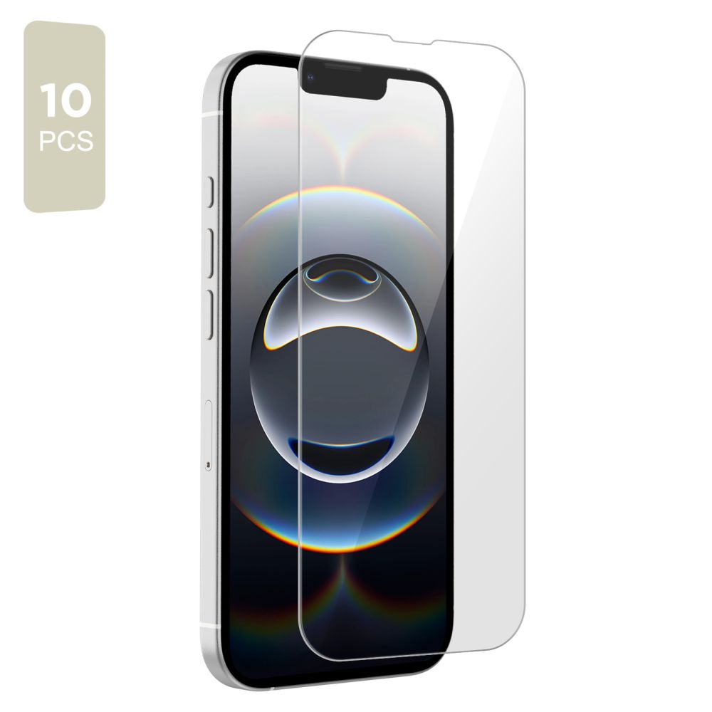 Tech-Protect Tech-Protect iPhone 16e/14/13/13 Pro 10-PACK Skärmskydd Härdat Glas - Teknikhallen.se