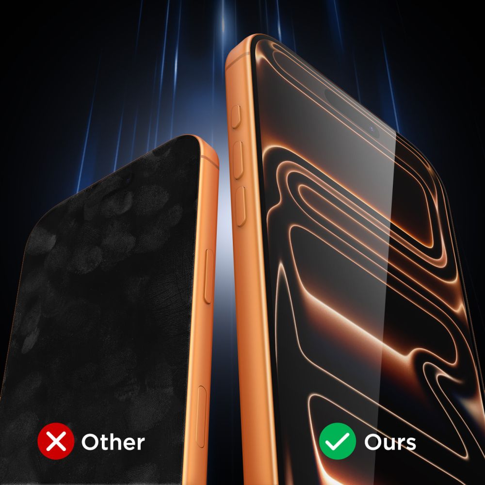 Tech-Protect Tech-Protect iPhone 16/15/15 Pro 10-PACK Skärmskydd Härdat Glas - Teknikhallen.se