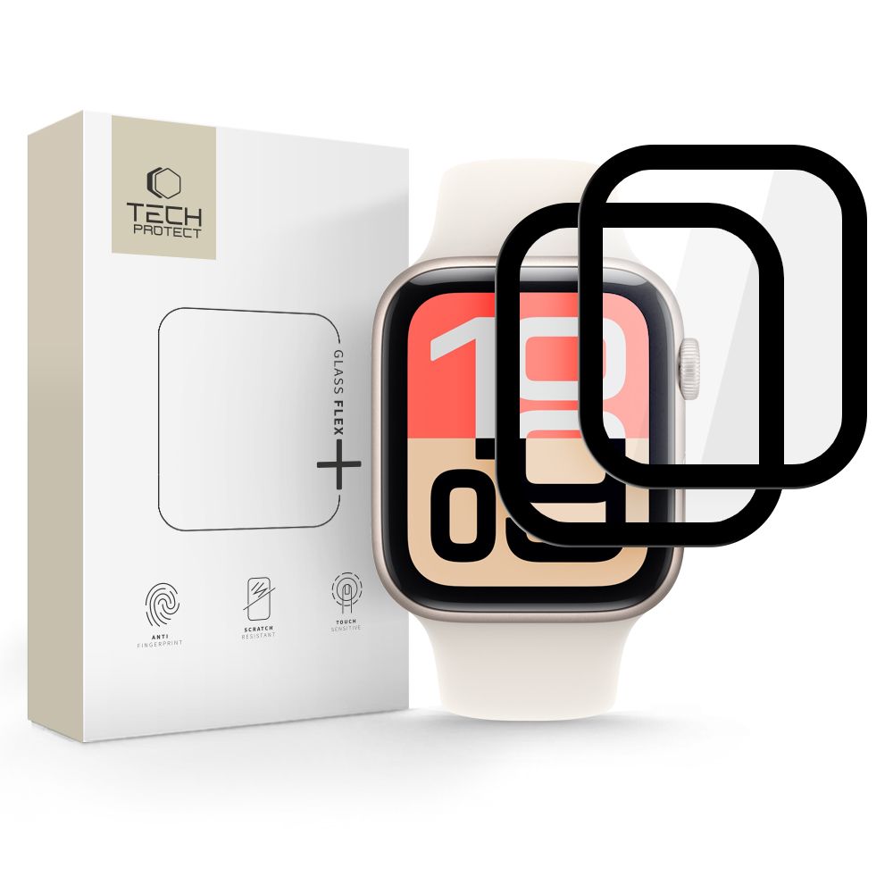 Tech-Protect Tech-Protect Apple Watch 40 mm Skärmskydd GlassFlex+ Härdat Glas - Teknikhallen.se
