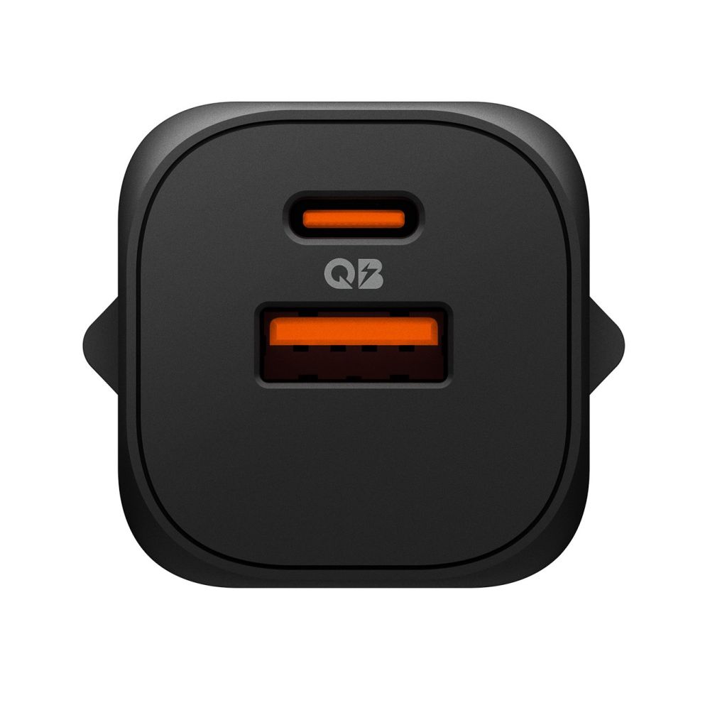 Spigen Spigen 35W Väggladdare USB-C / USB-A Essential Svart - Teknikhallen.se