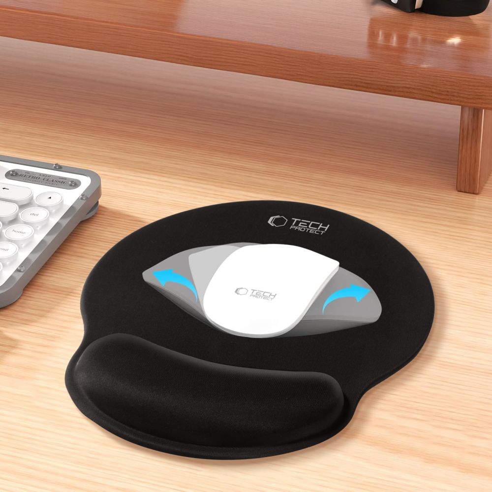 Tech-Protect Tech-Protect Musmatta Med Handledsstöd 25x22.5 cm Svart - Teknikhallen.se