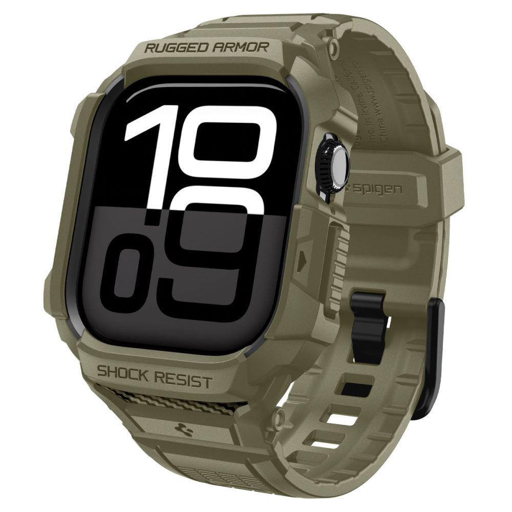 Spigen Spigen Apple Watch 11/10 46 mm Skal/Armband Rugged Armor 'Pro' - Teknikhallen.se