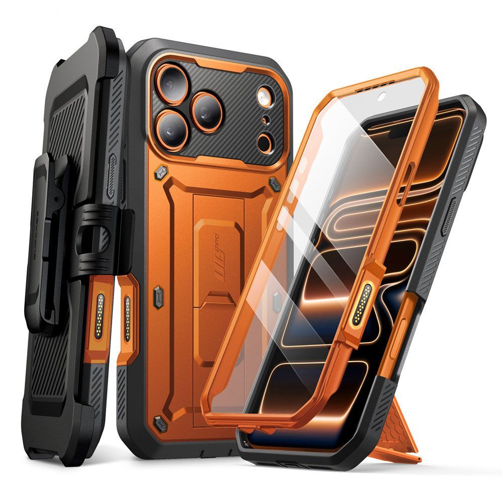 Supcase Supcase iPhone 17 Pro Skal Unicorn Beetle Pro Coral - Teknikhallen.se