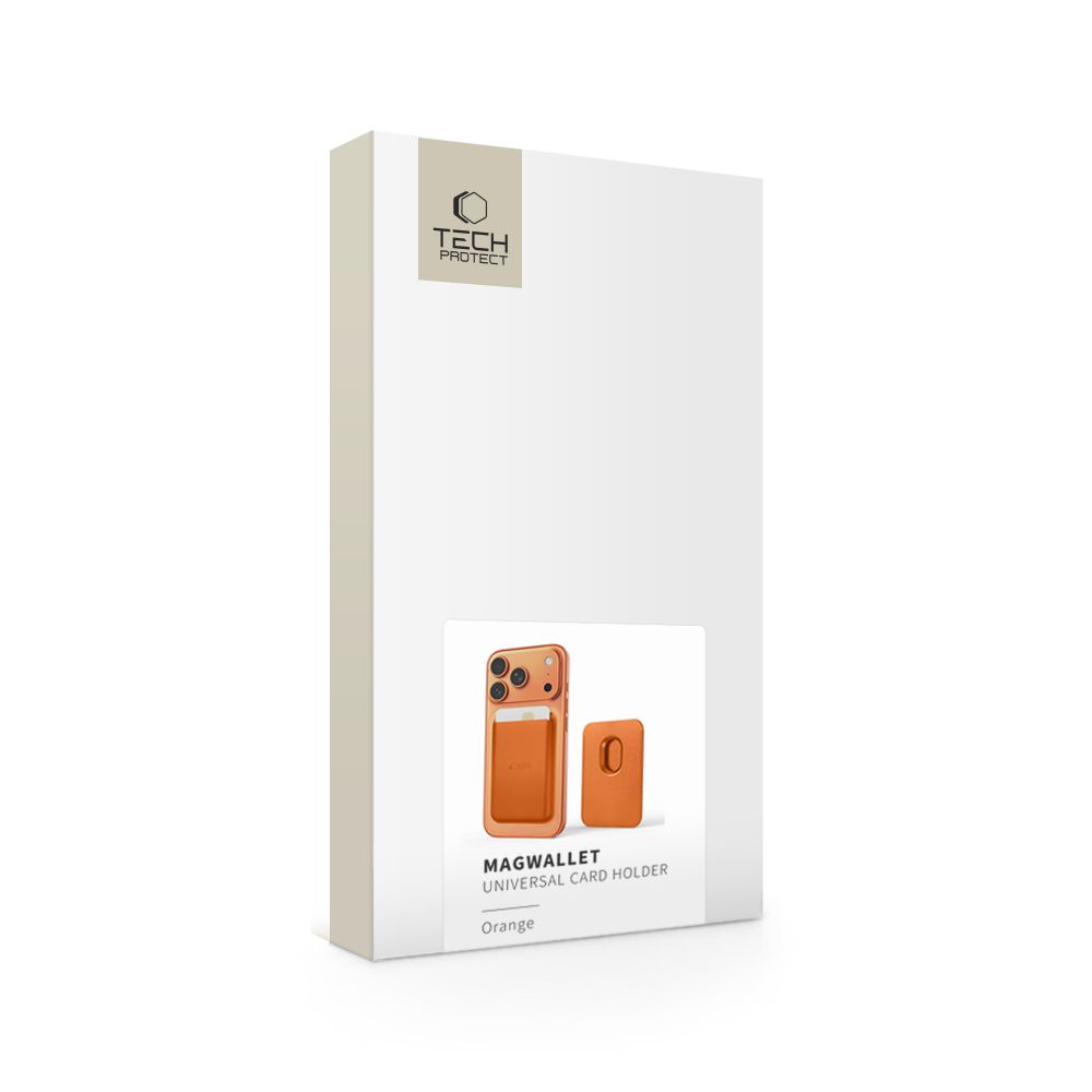 Tech-Protect Tech-Protect Magnetisk MagSafe Korthållare Orange - Teknikhallen.se