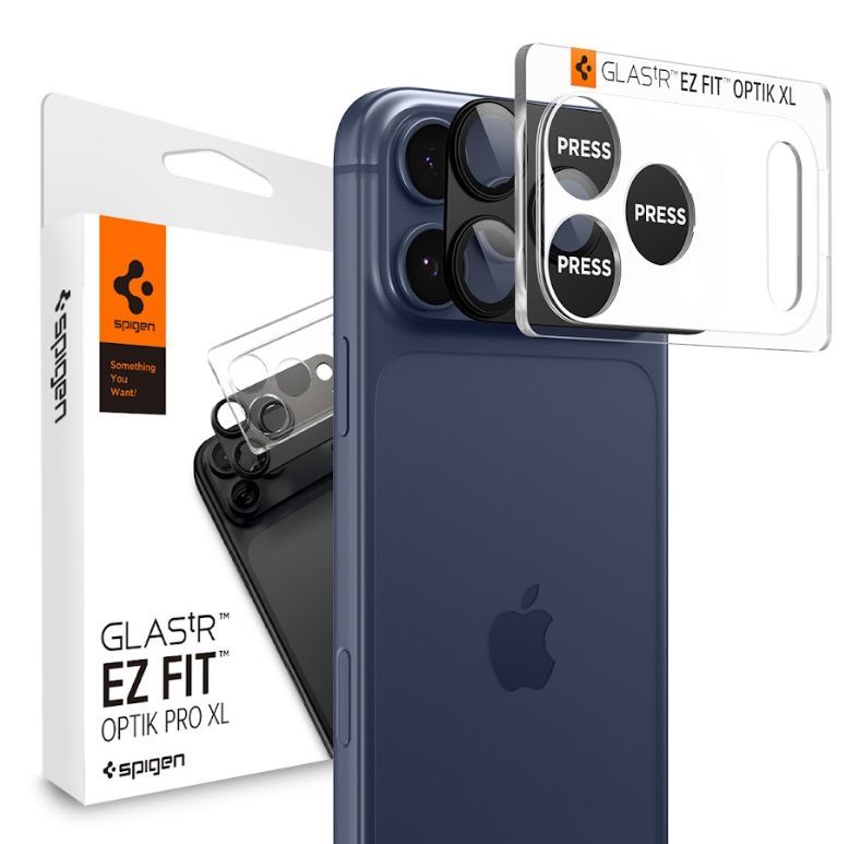 Spigen Spigen iPhone 17 Pro Max Linsskydd Optik Pro GLAS.tR 