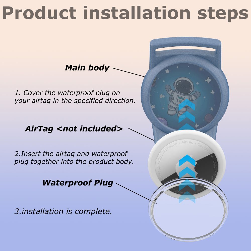 Tech-Protect Tech-Protect Apple AirTag Hållare För Barn Nylon Magic Pony - Teknikhallen.se