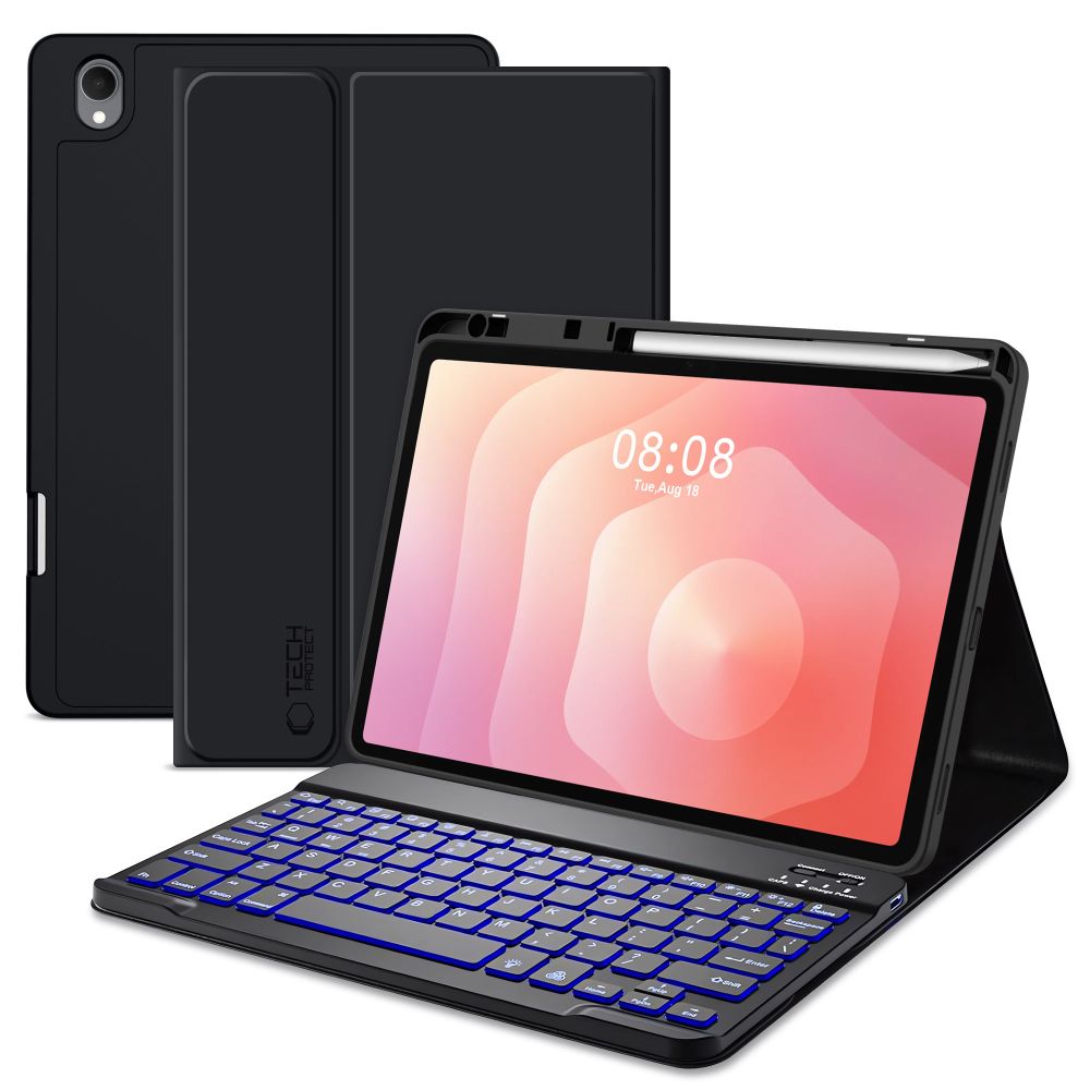 Tech-Protect Tech-Protect Samsung Galaxy Tab S11 Fodral SC Tangentbord Svart - Teknikhallen.se
