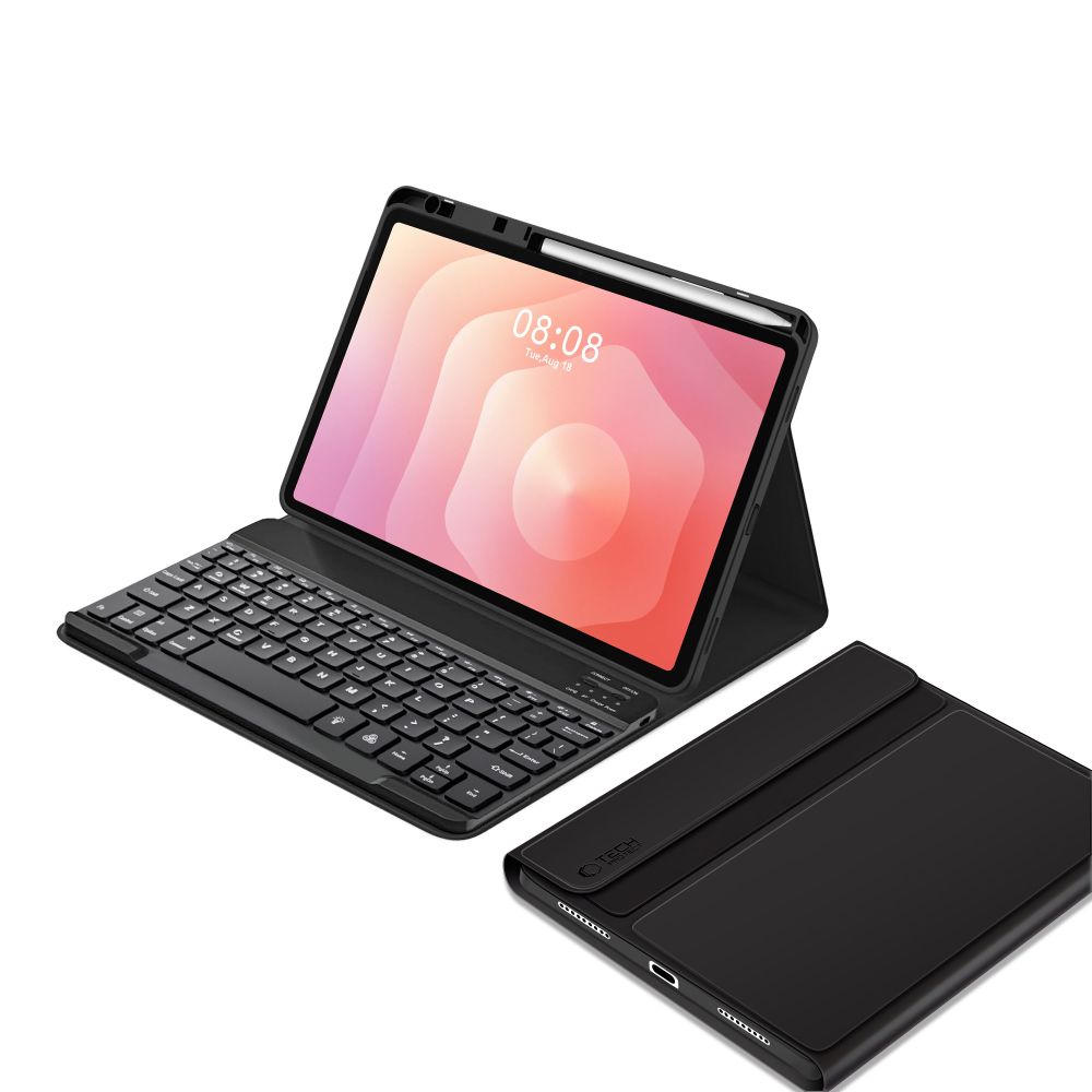 Tech-Protect Tech-Protect Samsung Galaxy Tab S11 Fodral SC Tangentbord Svart - Teknikhallen.se