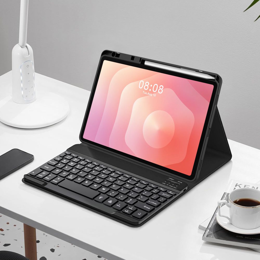 Tech-Protect Tech-Protect Samsung Galaxy Tab S11 Fodral SC Tangentbord Svart - Teknikhallen.se