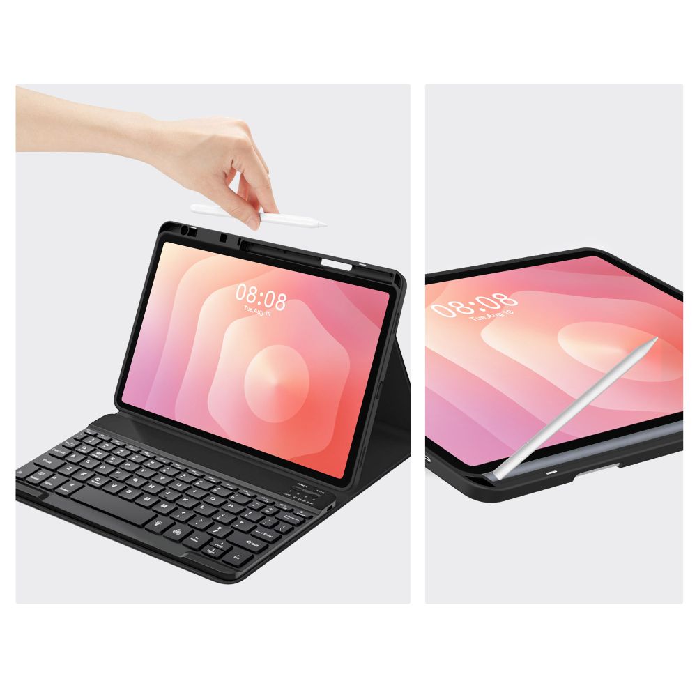 Tech-Protect Tech-Protect Samsung Galaxy Tab S11 Fodral SC Tangentbord Svart - Teknikhallen.se