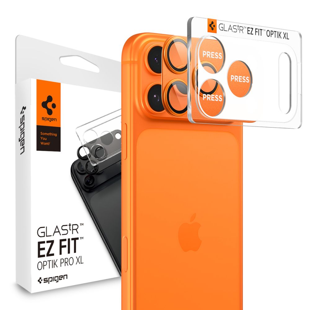 Spigen Spigen iPhone 17 Pro Linsskydd Optik Pro GLAS.tR 