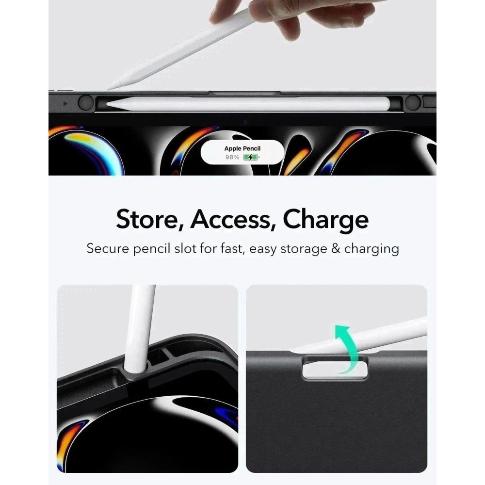ESR ESR iPad Pro 11 2025/2024 Fodral Flip Hybrid Svart - Teknikhallen.se