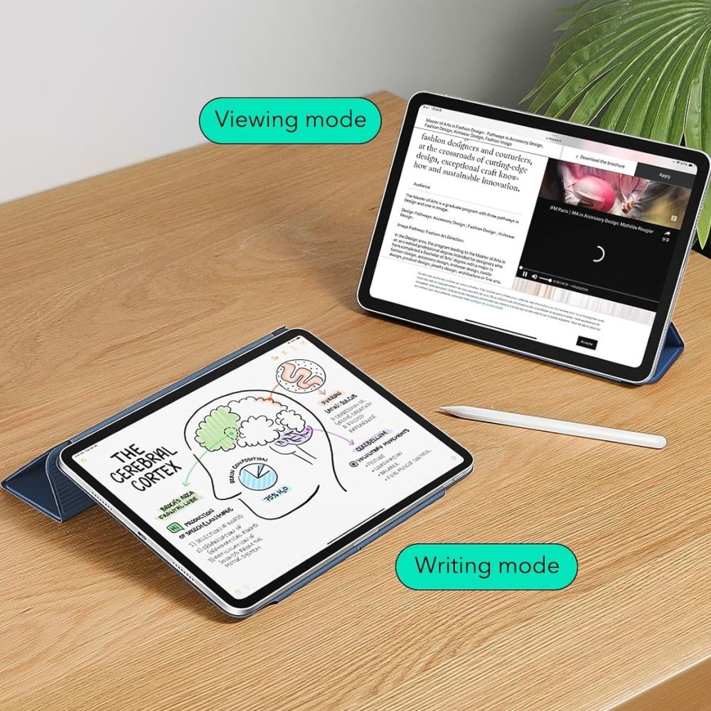 ESR ESR iPad Pro 11 2025/2024 Fodral 2in1 Magnet Rebound Navy Blue - Teknikhallen.se